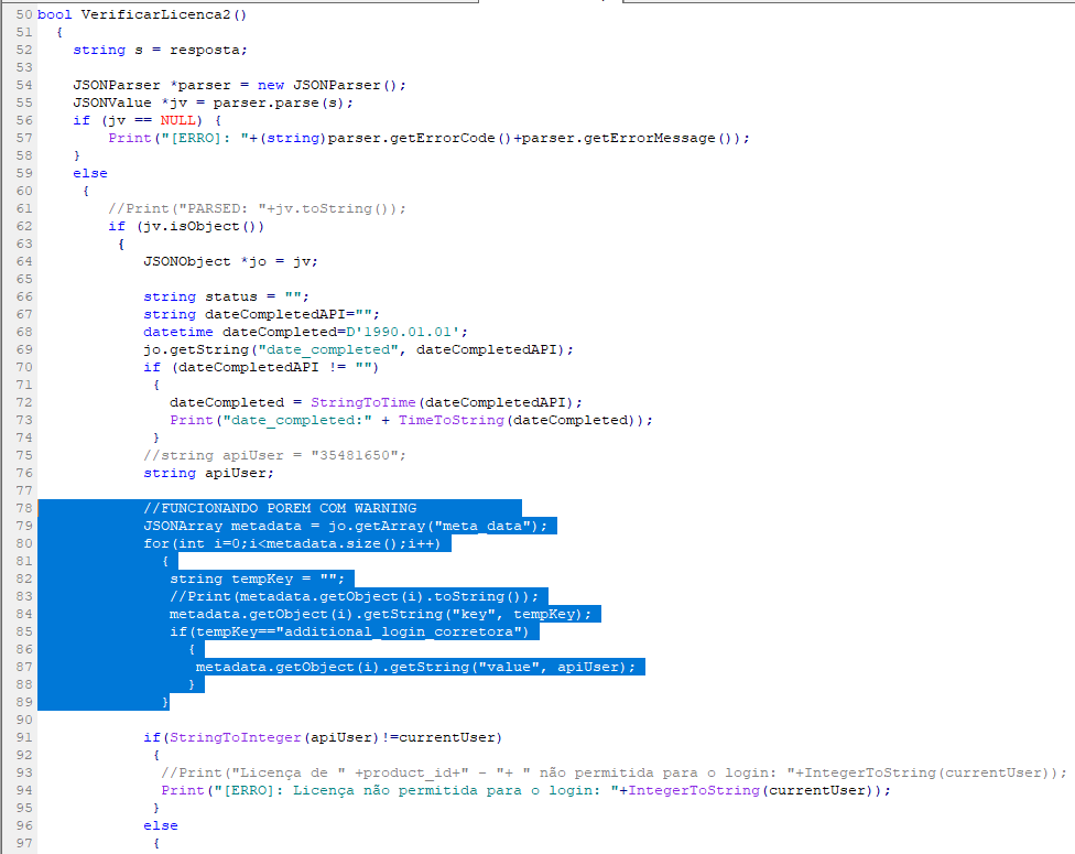 JSON Parser - library for MetaTrader 4