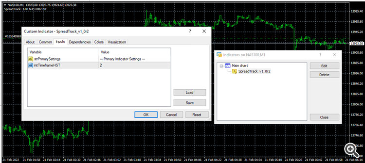 Spread Tracker - indicator for MetaTrader 4