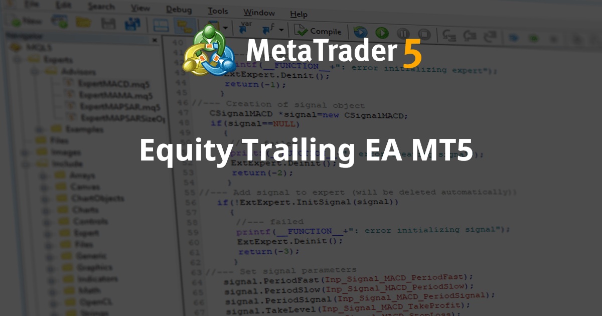 股票追踪 EA MT5 - MetaTrader 5 专家