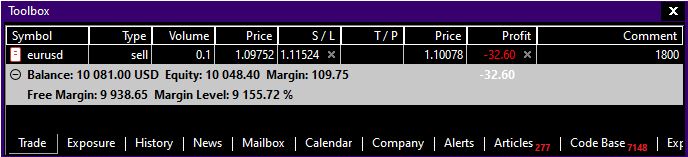 VPS Trailing Stop Service - service for MetaTrader 5