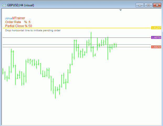 MTrainer Strategy Tester - expert for MetaTrader 4