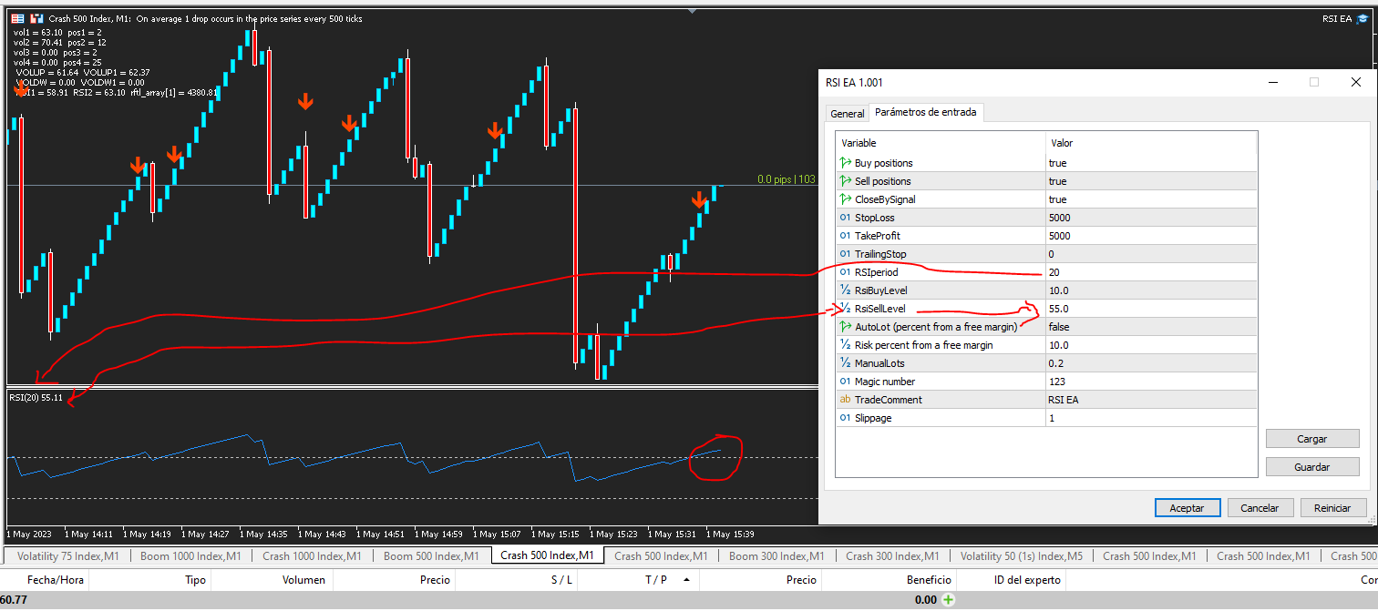 RSI EA - expert for MetaTrader 5