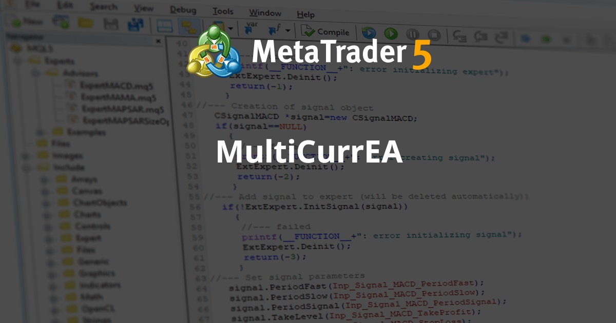 MultiCurrEA - MetaTrader 5 专家