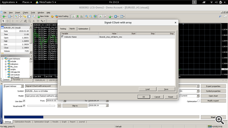 Different Signals Counting from indicator into EA via iCustom - expert for MetaTrader 4