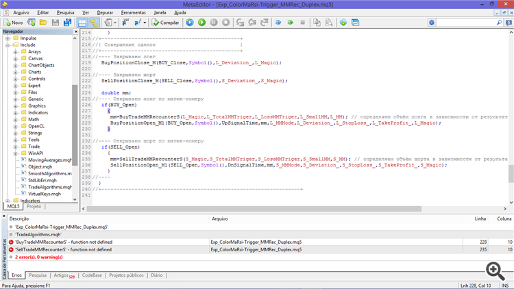 Exp_ColorMaRsi-Trigger_MMRec_Duplex - expert for MetaTrader 5