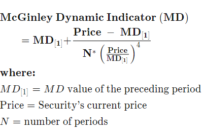 McGinley dynamic (official) - indicator for MetaTrader 5