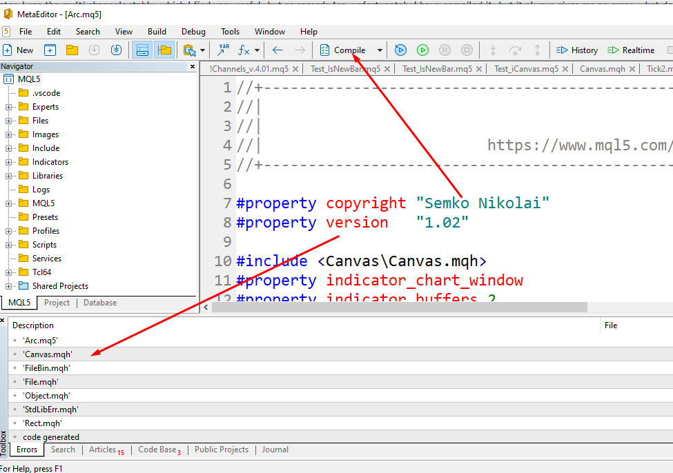 Four clicks to draw an arc-shaped channel - indicator for MetaTrader 5