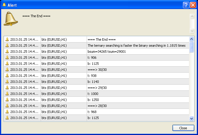 bts - script for MetaTrader 5