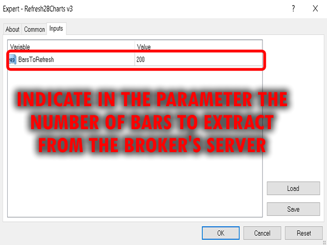 Refresh 28 Charts - expert for MetaTrader 4