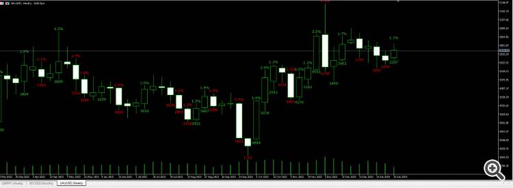 Voitto Tappio Candle Gain Candle Loss MT5 - indicator for MetaTrader 5