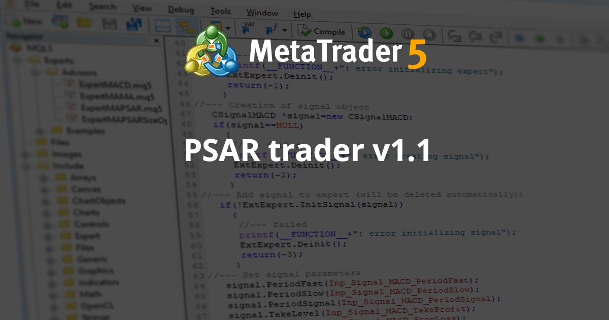 PSAR Trader v1.1 - MetaTrader 4 专家