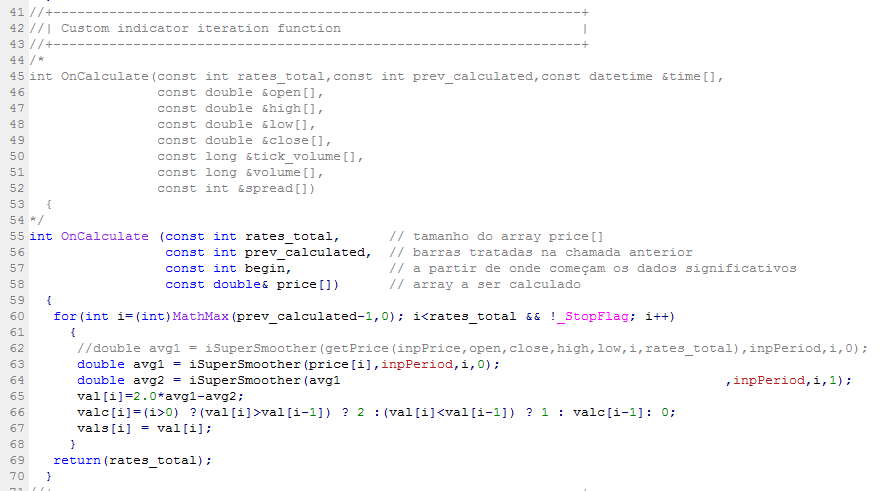 Zero lag super smoother - indicator for MetaTrader 5