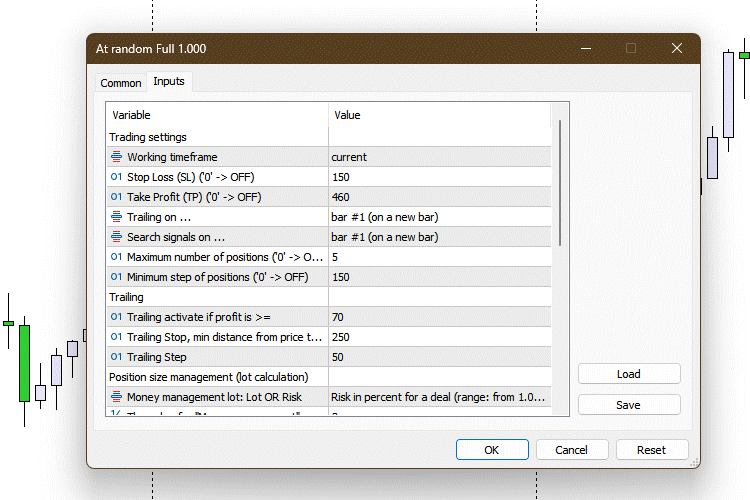 At random Full - expert for MetaTrader 5