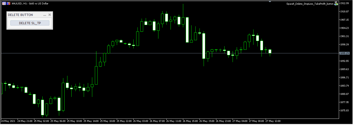 SpaceX_Delete_StopLoss_TakeProfit_button - expert for MetaTrader 5