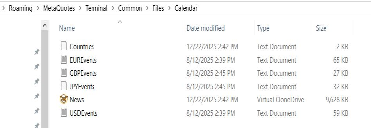 基于日历的回测：事件驱动的交易 EA - MetaTrader 5 库