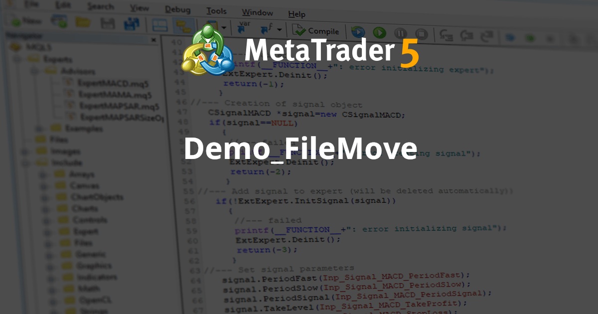 Demo_FileMove - MetaTrader 5 脚本