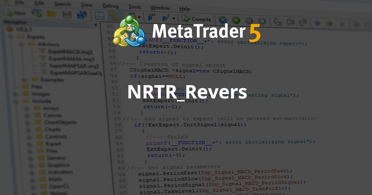 NRTR_Revers - MetaTrader 5 专家