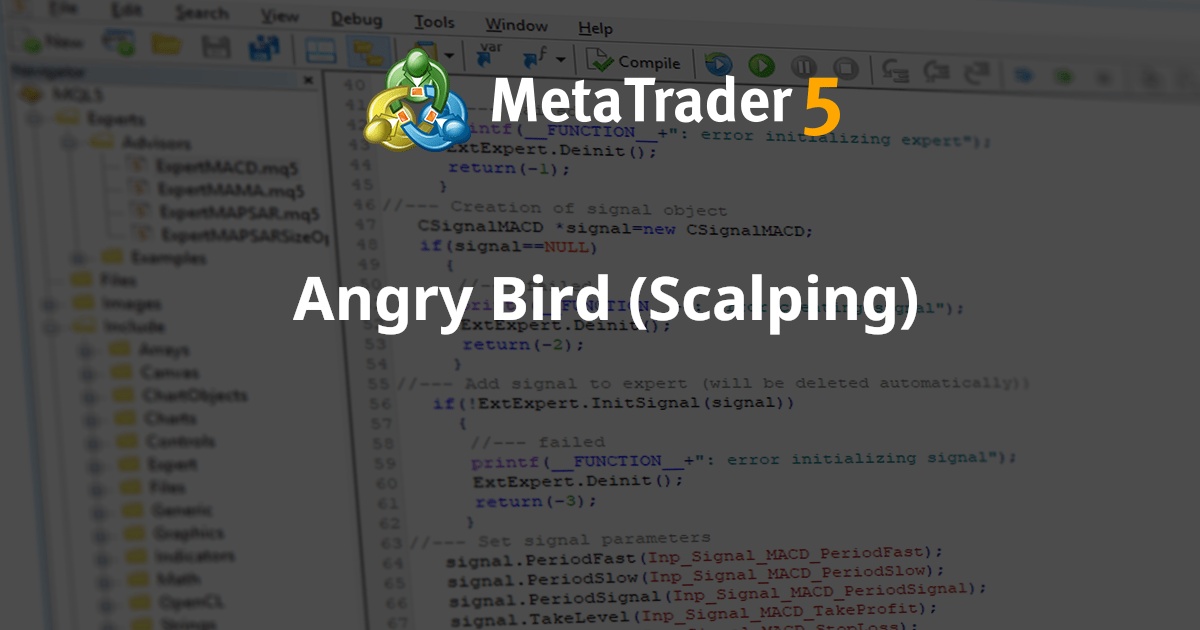 愤怒的小鸟（倒卖）- MetaTrader 5 专家