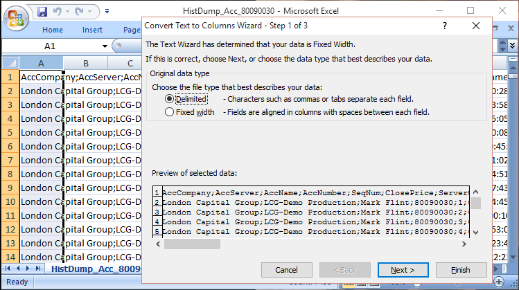 History Dump CSV with heat map for Excel analysis - script for MetaTrader 4