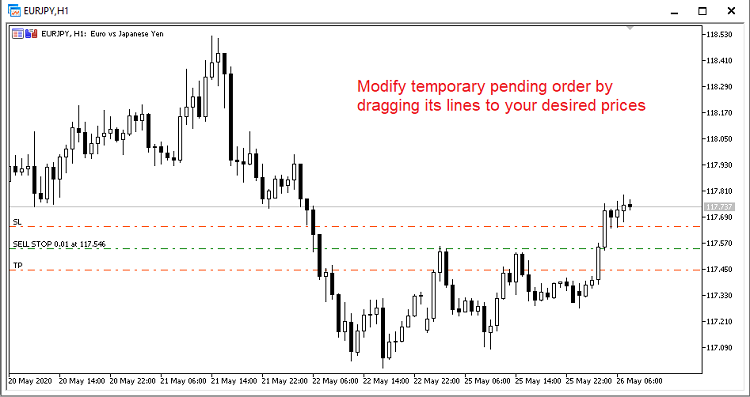 Fast Pending Orders - script for MetaTrader 5