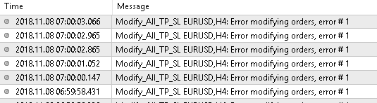 修改所有 TP SL - MetaTrader 4 脚本