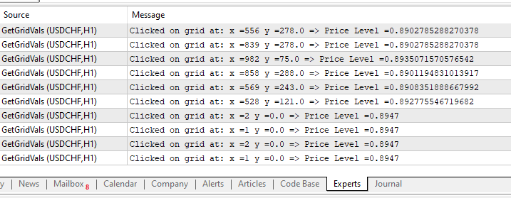 Translating mouse click on chart into price value (Helper function) - indicator for MetaTrader 5