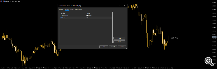 Candle Close Timer – MT5 Indicator - indicator for MetaTrader 5