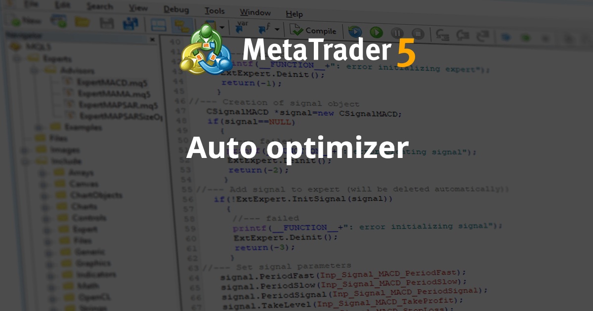 自动优化器 - MetaTrader 4 库
