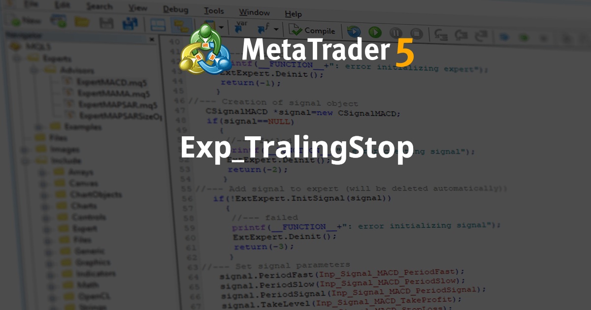 Exp_TralingStop - MetaTrader 5 专家