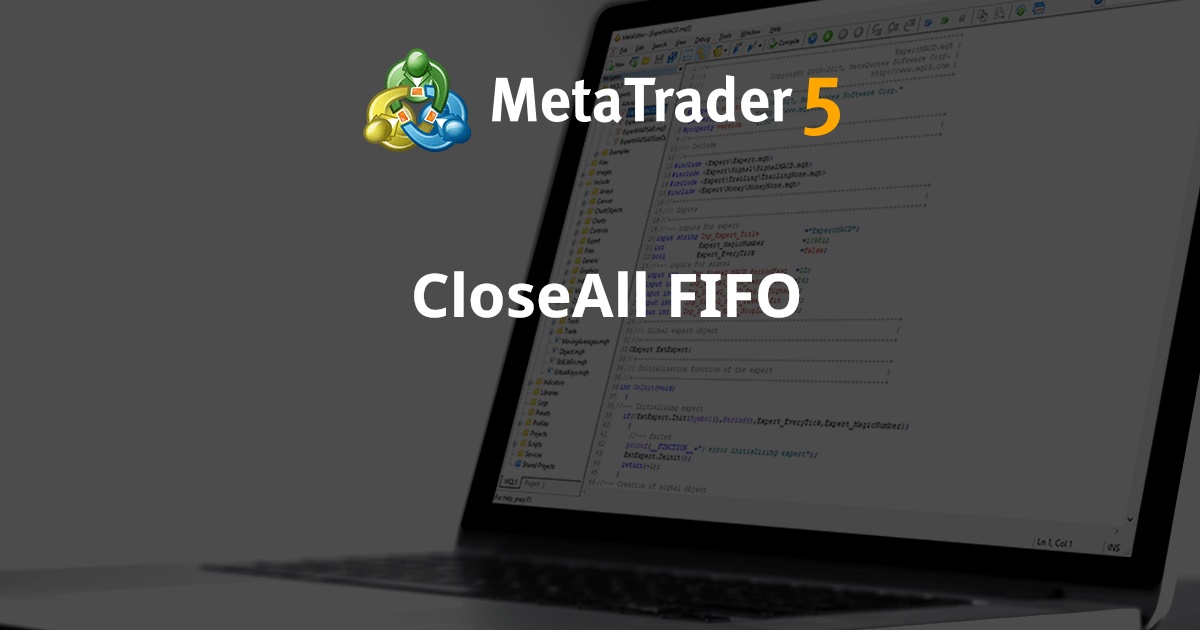 CloseAll FIFO - MetaTrader 5 脚本
