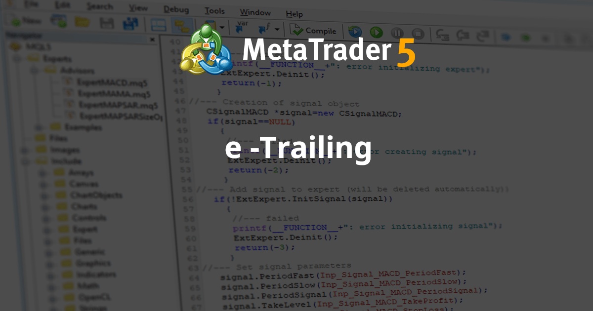 e-Trailing - MetaTrader 4 脚本