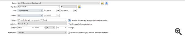 OnTester Commission Calculator - expert for MetaTrader 5