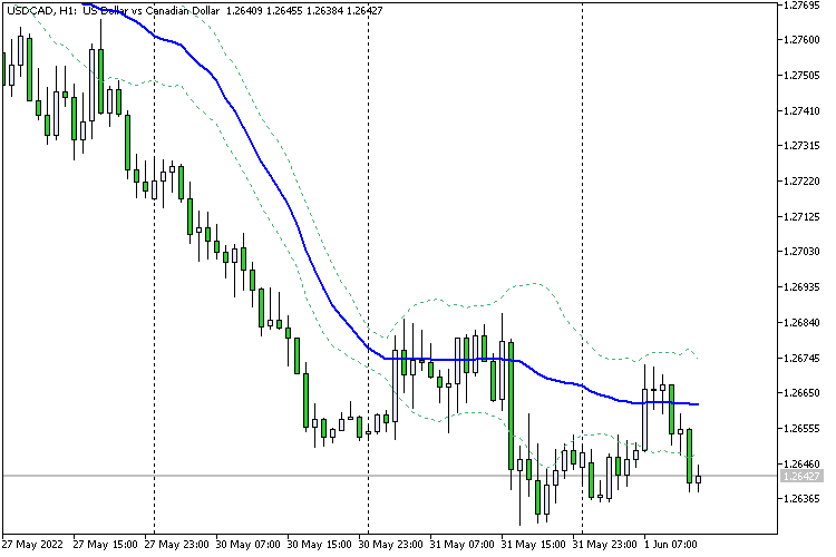 VIDYA N Bars Borders - indicator for MetaTrader 5