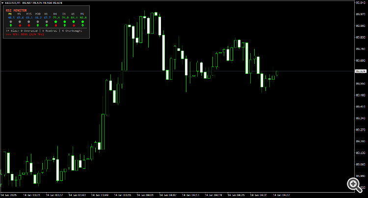 RSI Monitor - indicator for MetaTrader 4