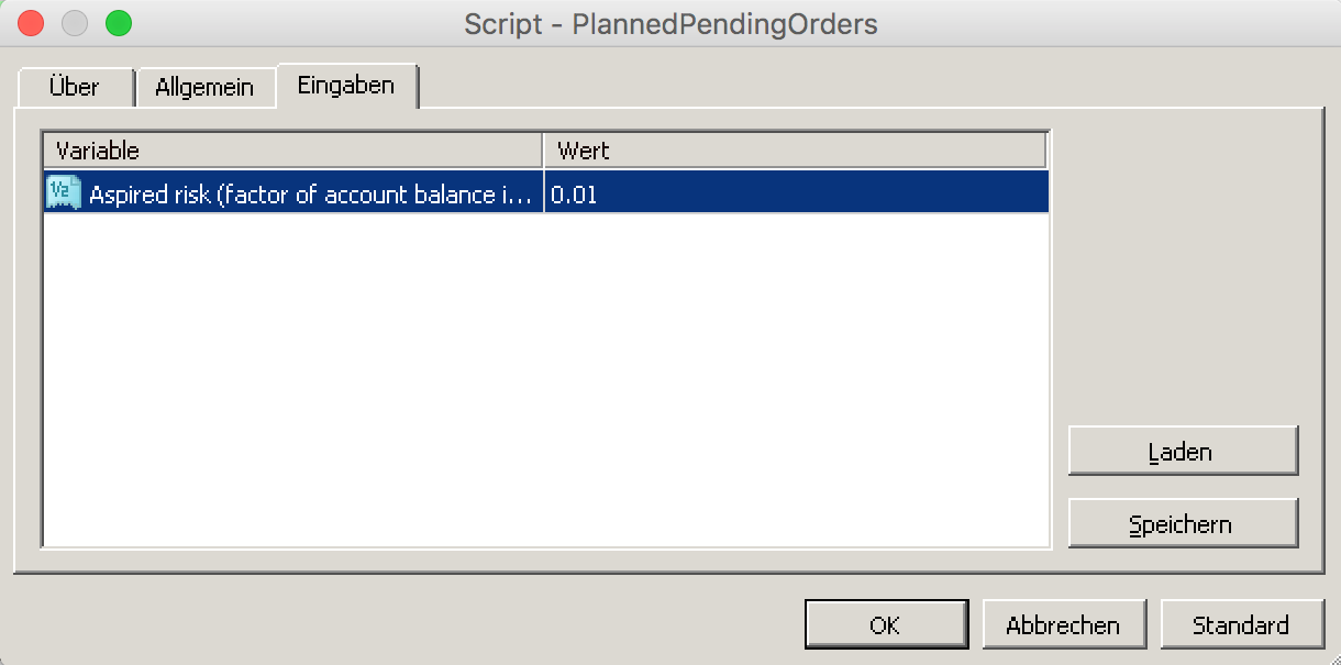 PlannedPendingOrders - script for MetaTrader 4
