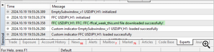 FFC 2.0 - Canvas Economic Calendar - indicator for MetaTrader 4