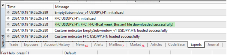 FFC 2.0 - Canvas Economic Calendar - indicator for MetaTrader 4