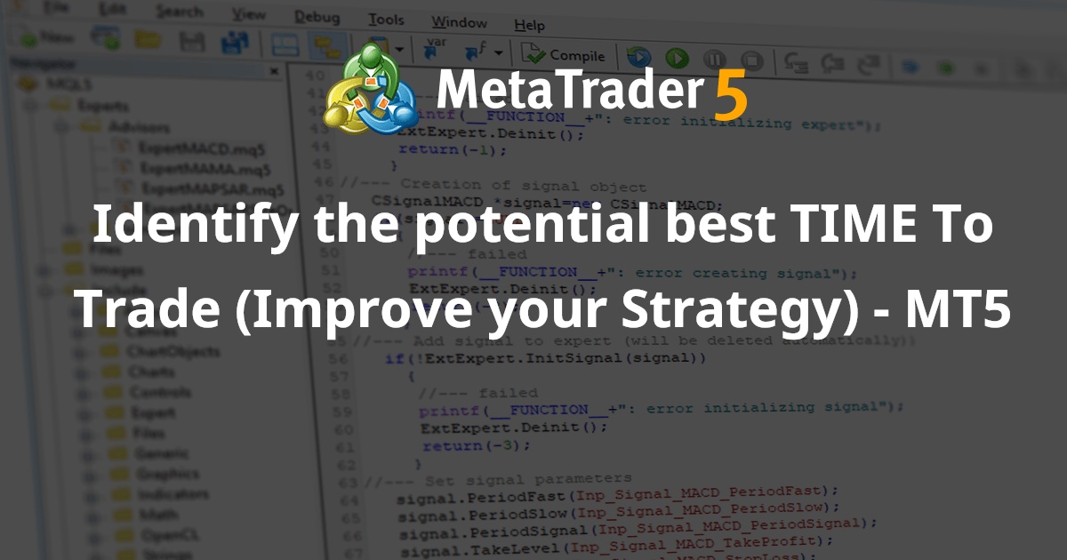 确定潜在的最佳交易时间（改进您的策略） - MT5 - MetaTrader 5 脚本