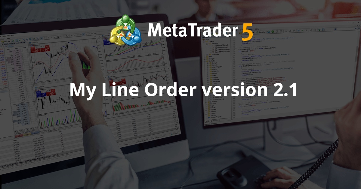 My Line Order 版本 2.1 - MetaTrader 4 专家