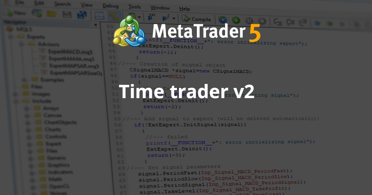 Time Trader v2 - MetaTrader 4 专家