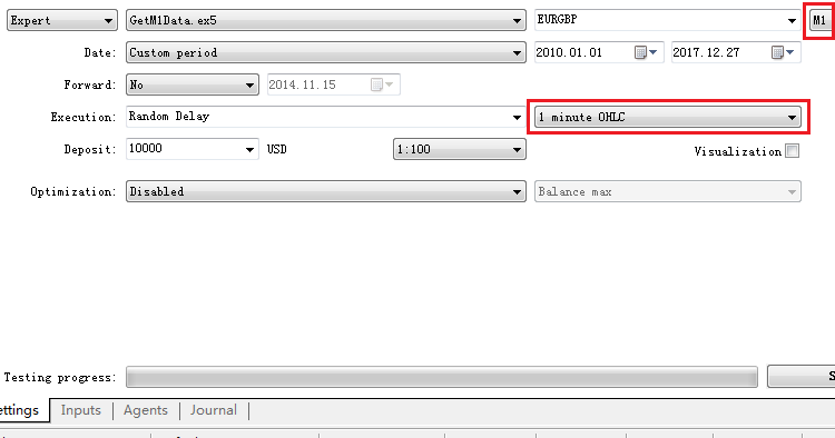 获取用于 MetaTrader 4 回测的 M1 OHLC 数据 - MetaTrader 5 专家
