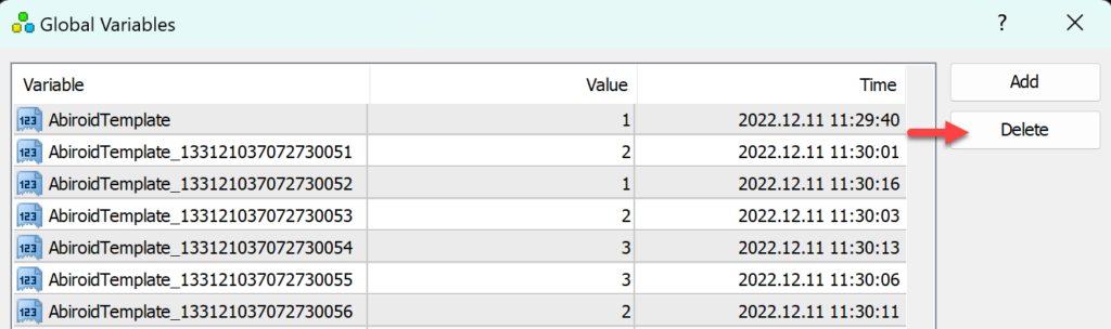 Abiroid Switch Templates Script - script for MetaTrader 4