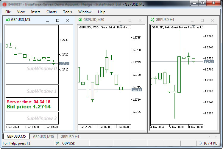 wd.Multi_ClockPrice lite! - indicator for MetaTrader 5