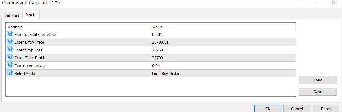 OnTester Commission Calculator - expert for MetaTrader 5