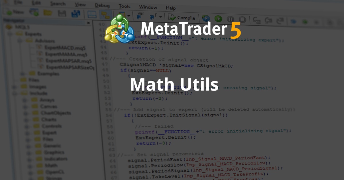 Math Utils - MetaTrader 5 库