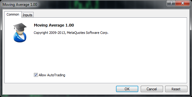 Moving Average - expert for MetaTrader 5
