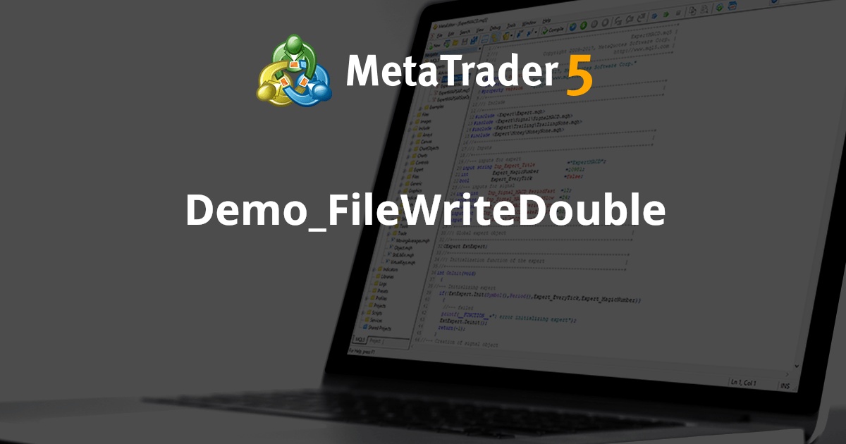 Demo_FileWriteDouble - MetaTrader 5 脚本