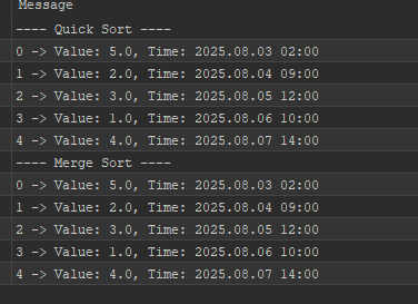 Ascending Sort A Struct Array By A Field Example - script for MetaTrader 5