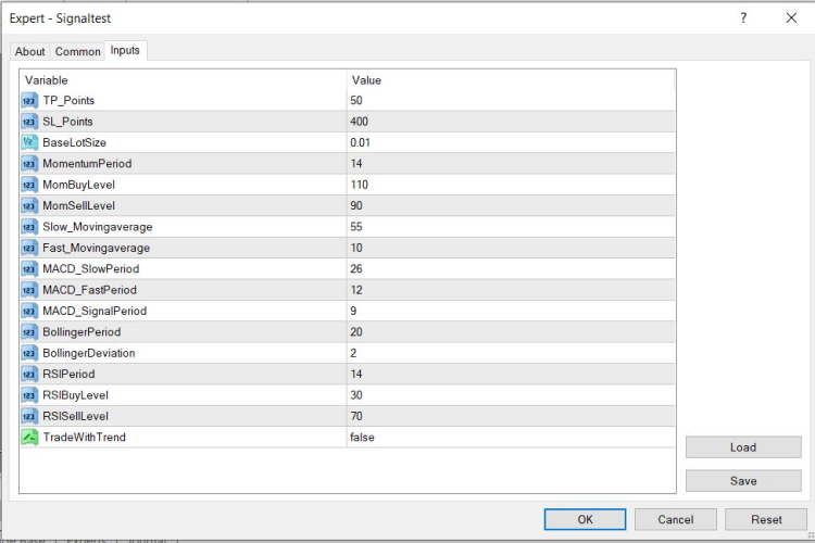 Signals and Probability class - library for MetaTrader 5