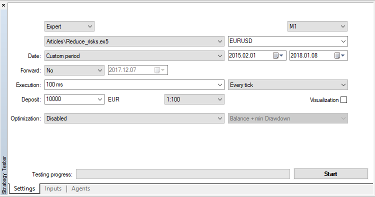 Reduce_risks - expert for MetaTrader 5